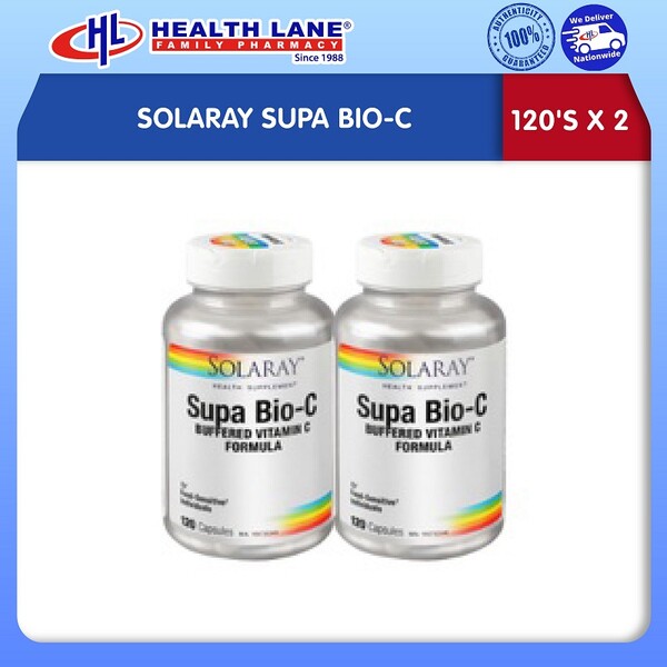 SOLARAY SUPA BIO-C 120'Sx2
